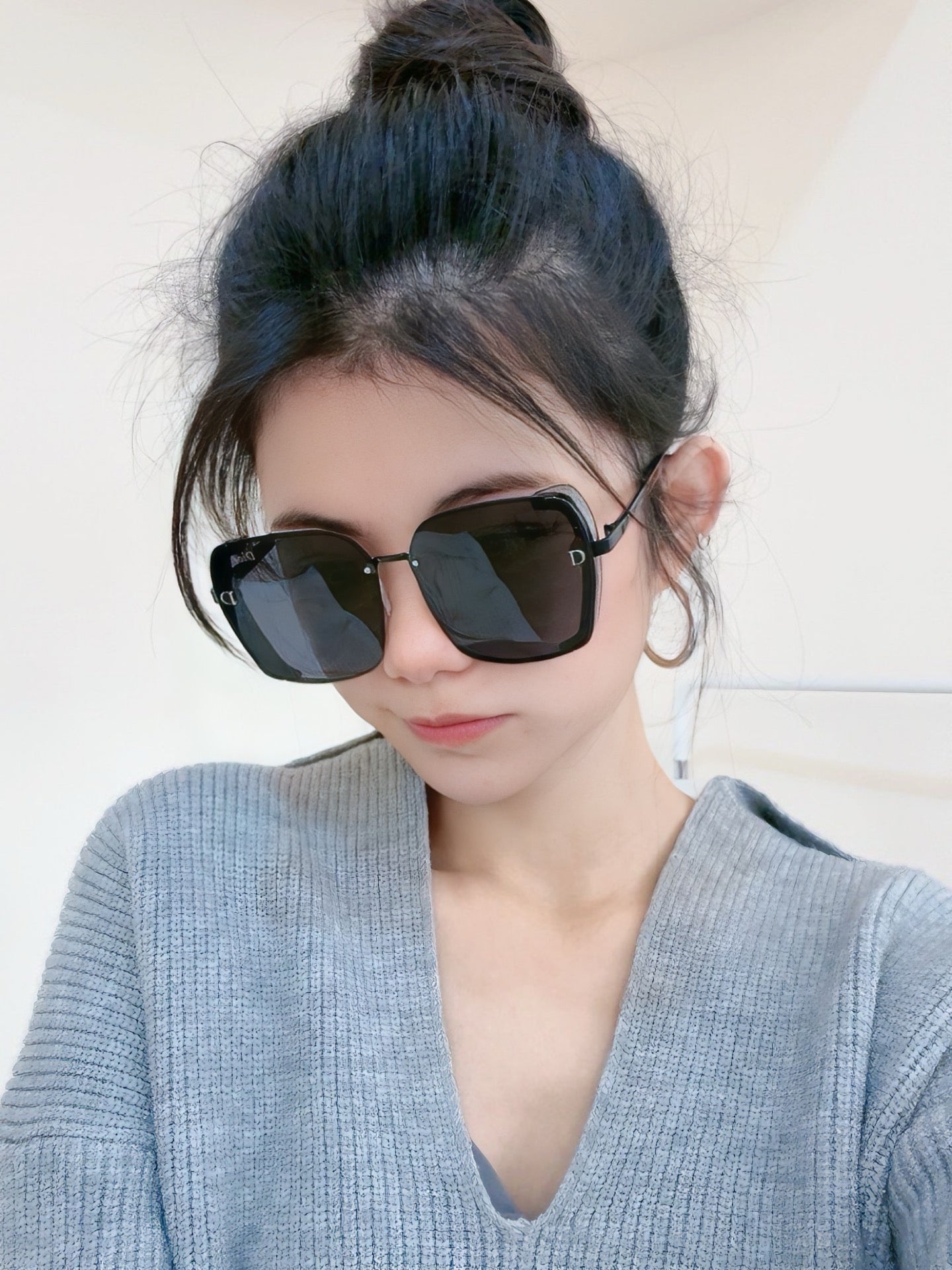 MONTAIGNE SUNGLASS CD9357 IN ACETATE - Brown