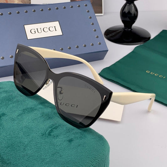 CAT-EYE FRAME SUNGLASSES G3322 IN ACETATE - Beige