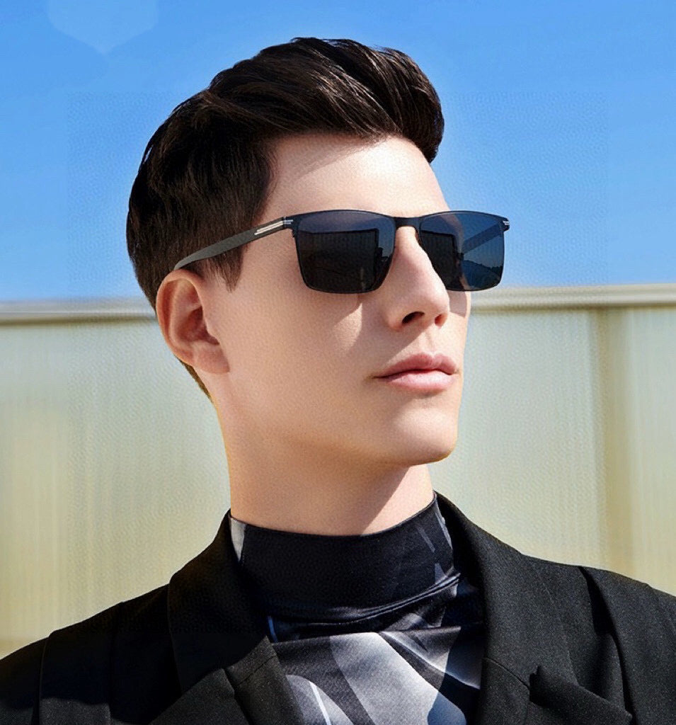 NAVIGATOR FRAME SUNGLASSES G9227 IN METAL - Black