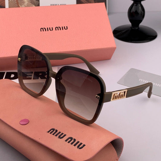 RUNWAY SQUARE SUNGLASSES M7303 IN ACETATE - Beige