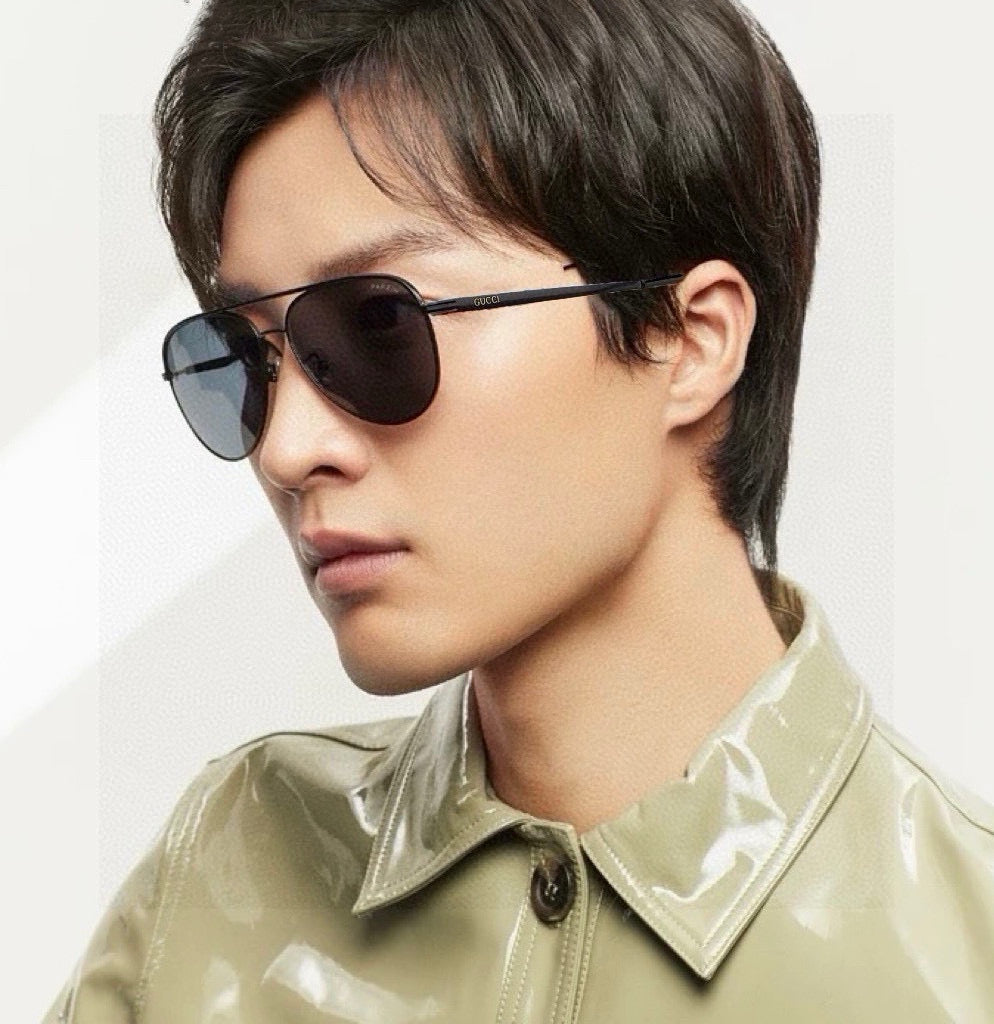 AVIATOR FRAME SUNGLASSES 3371 IN METAL - Gold