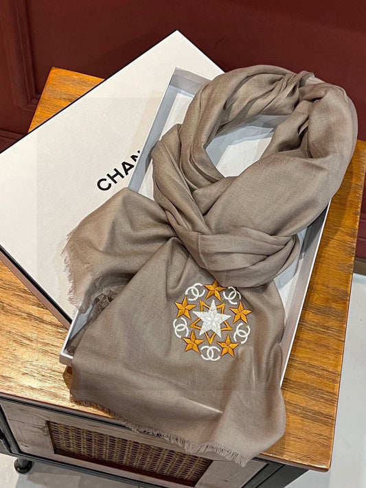 ШАРФ CHANEL 25S 200 З КАШМІРУ ТА ВОВНИ 701967