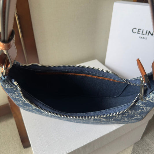 AVA BAG 24 З ДЕНІМУ TRIOMPHE КОЛЬОРУ BAYOUX BLUE