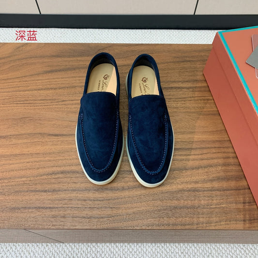 ЛОФЕРИ LP SUEDE SUMMER WALK СИНІ - 34