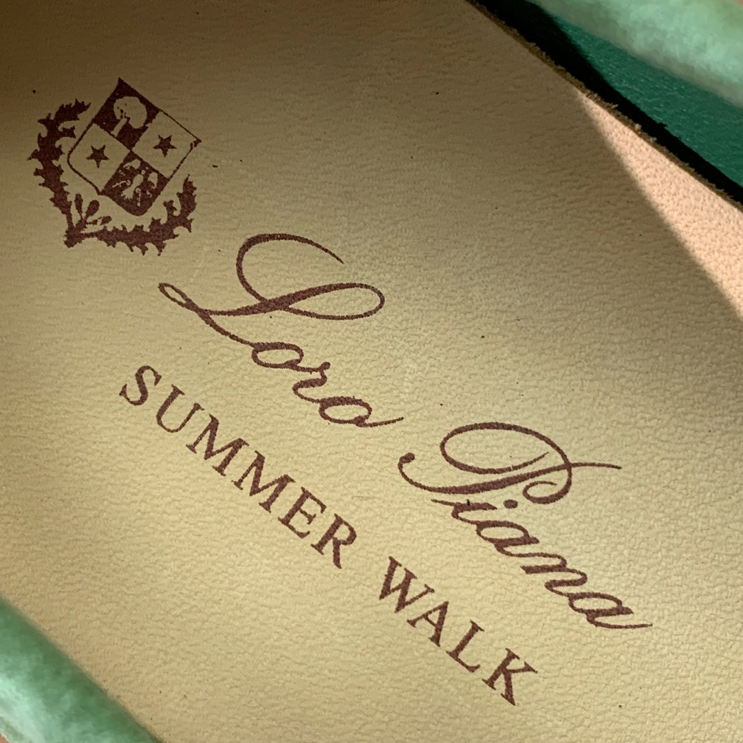 LP LOAFERS 25S IN LIGHT GREEN SUEDE - 34