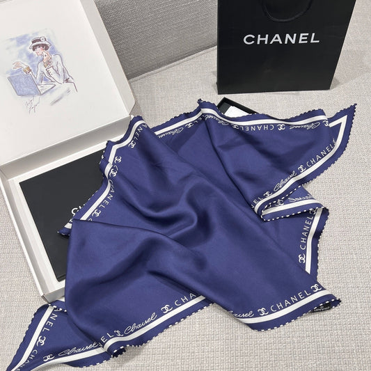CHANEL 25S ШАРФ 160 ШОВК 697663