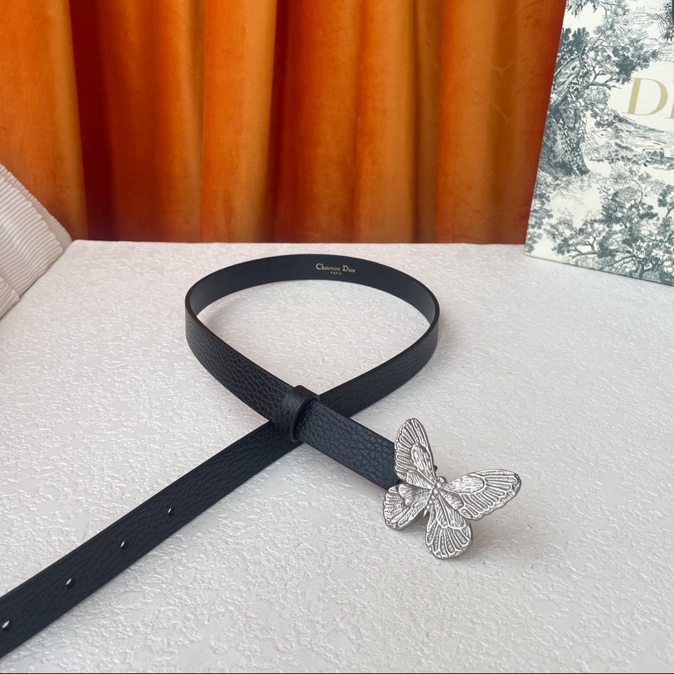 DIOR 25S BELT 20 MM IN BLACK CALFSKIN 567925 - 30