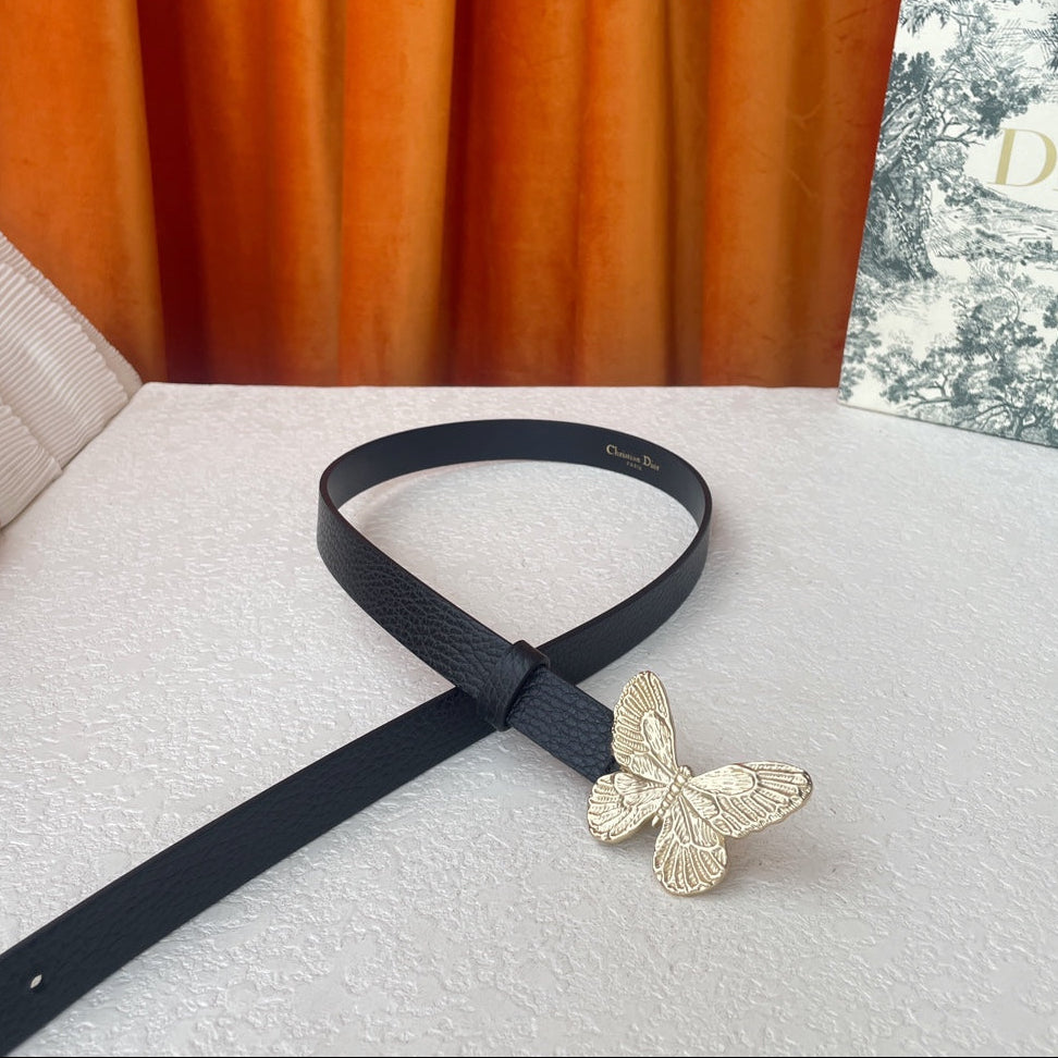 DIOR 25S BELT 20 MM IN BLACK CALFSKIN 567926 - 30