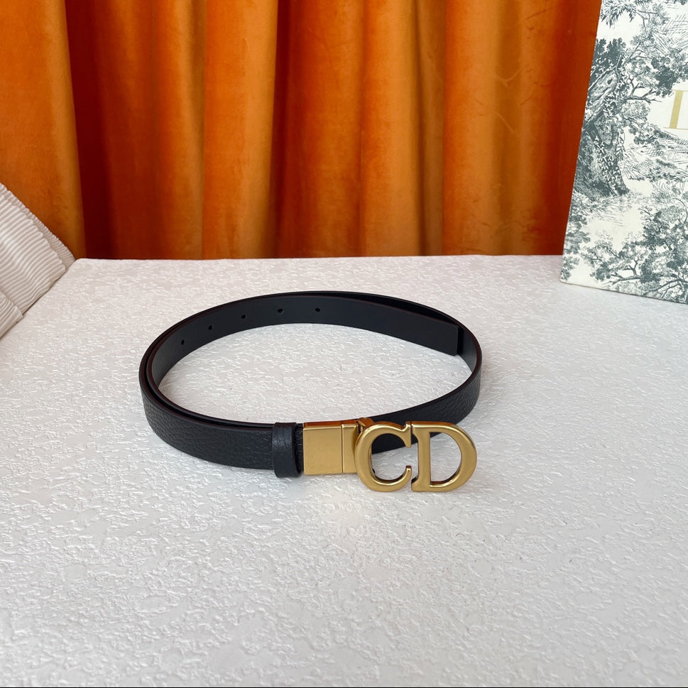 DIOR 25S BELT 20 MM IN BLACK CALFSKIN 563224 - 30
