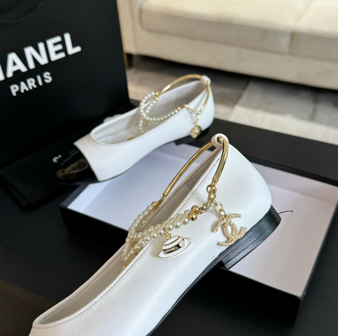 Double Strap Chunky Heel Mary Jane Shoes White Black - 35