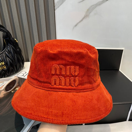 СУМКА MM BUCKET З ПОМАРАНЧЕВОГО ОКСАМИТУ З ЛОГОТИПОМ