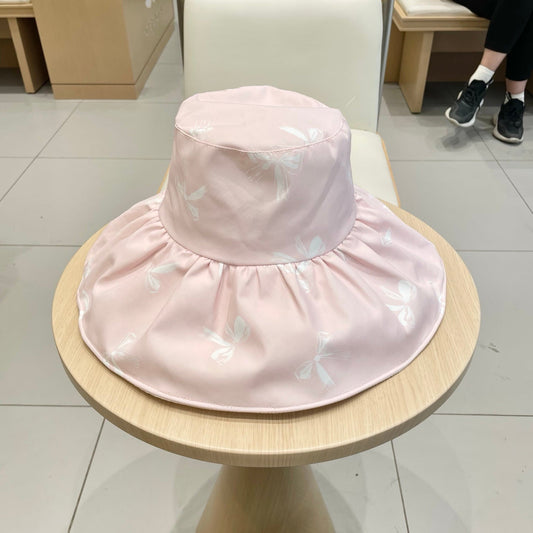 CELINE 25S ШАПКА-ВІДРО З БАНТОМ 733401 КОЛЬОРУ НІЖНО-РОЖЕВИЙ