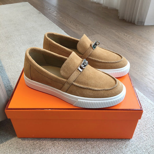 КЕДИ GAME SLIP-ON КАРАМЕЛЬНА ЗАМША - 35