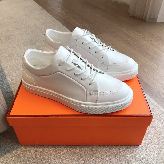 IRWIN SNEAKER WHITE CALFSKIN - 35
