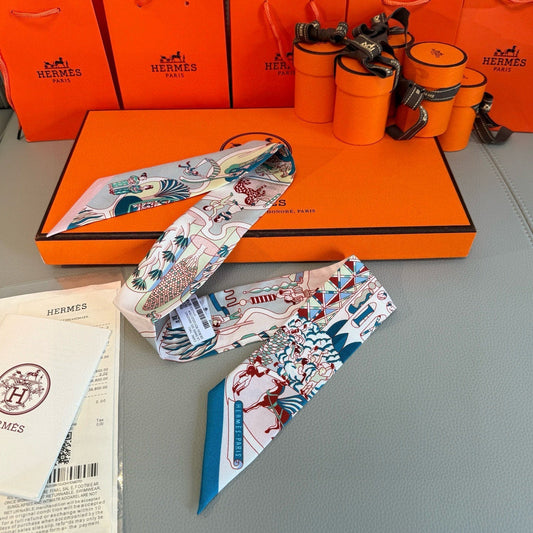ШАРФ HERMES 25S ШОВК 86 853141