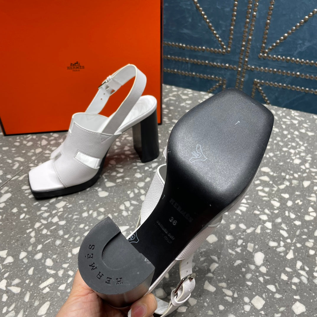 ERIS SANDAL 95 SNOW LAMBSKIN - 35