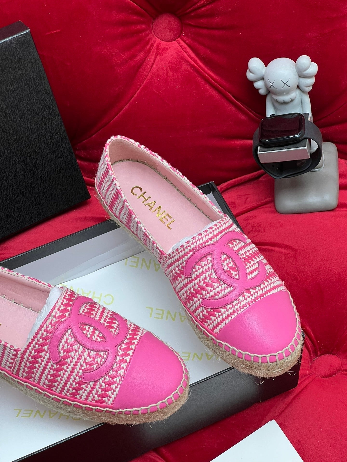 CC LOAFERS IN LIGHT PINK LAMBSKIN - 34