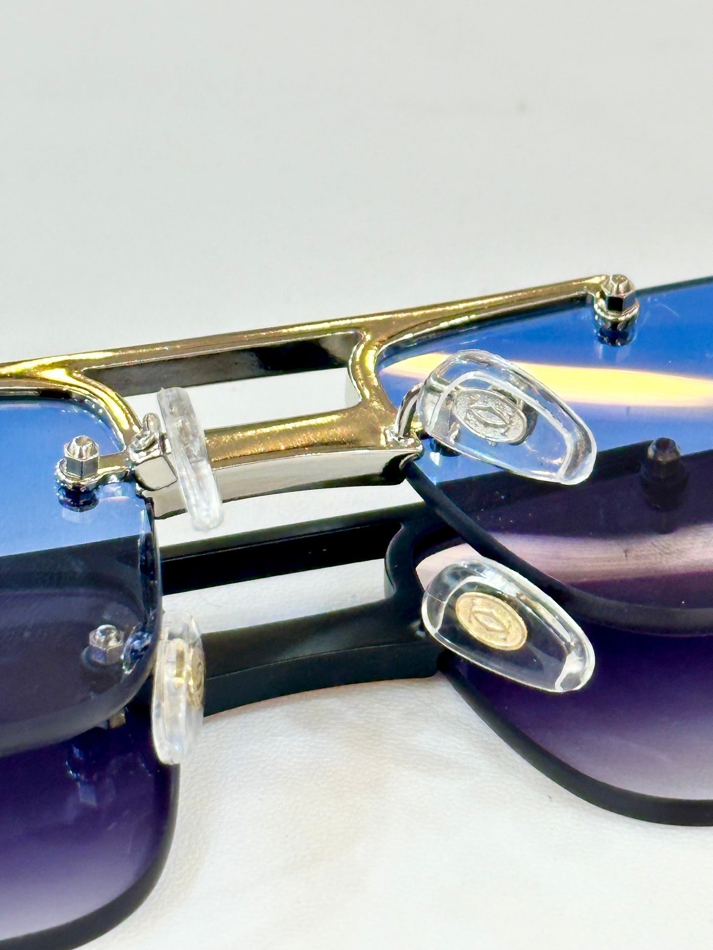 SANTOS RECTANGULAR FRAME SUNGLASSES CT0660S IN METAL - Yellow