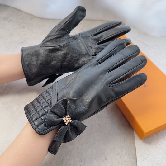 GLOVES IN BLACK LAMBSKIN 120197 - M
