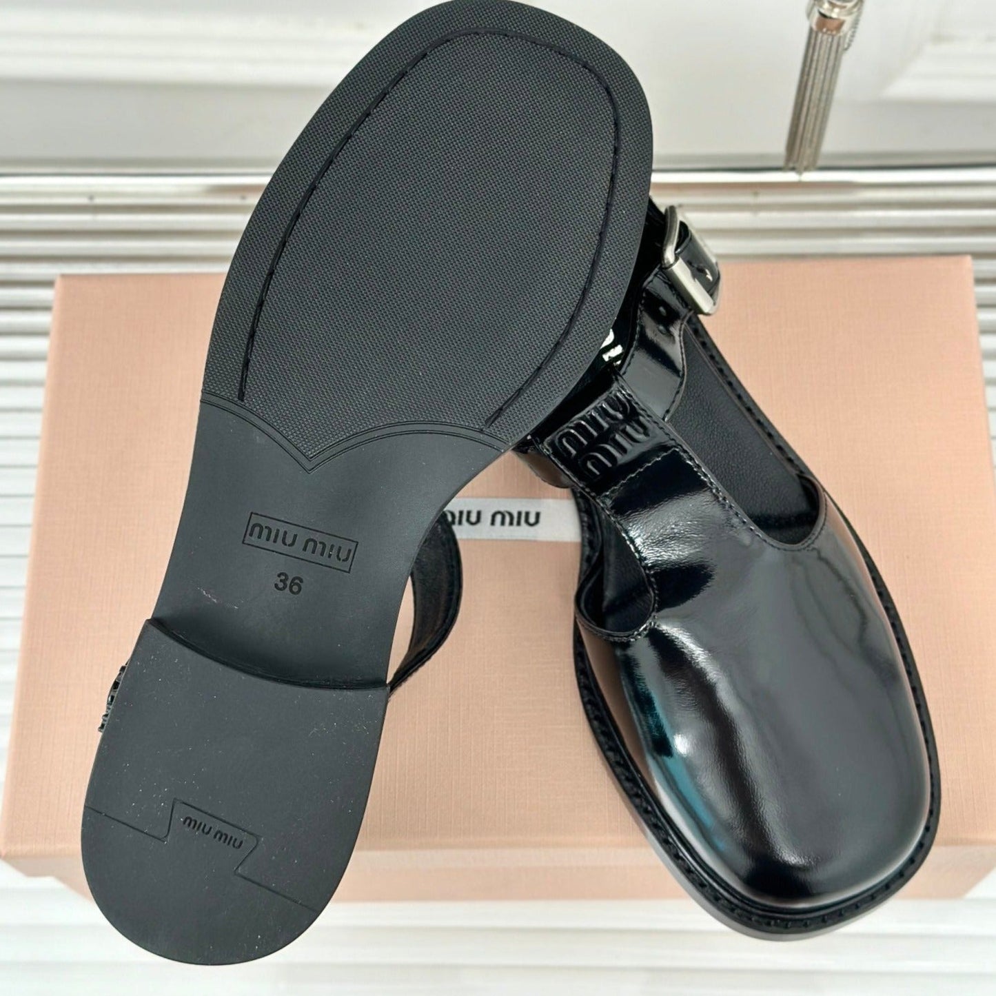 Sandal Platform Black Calfskin - 35