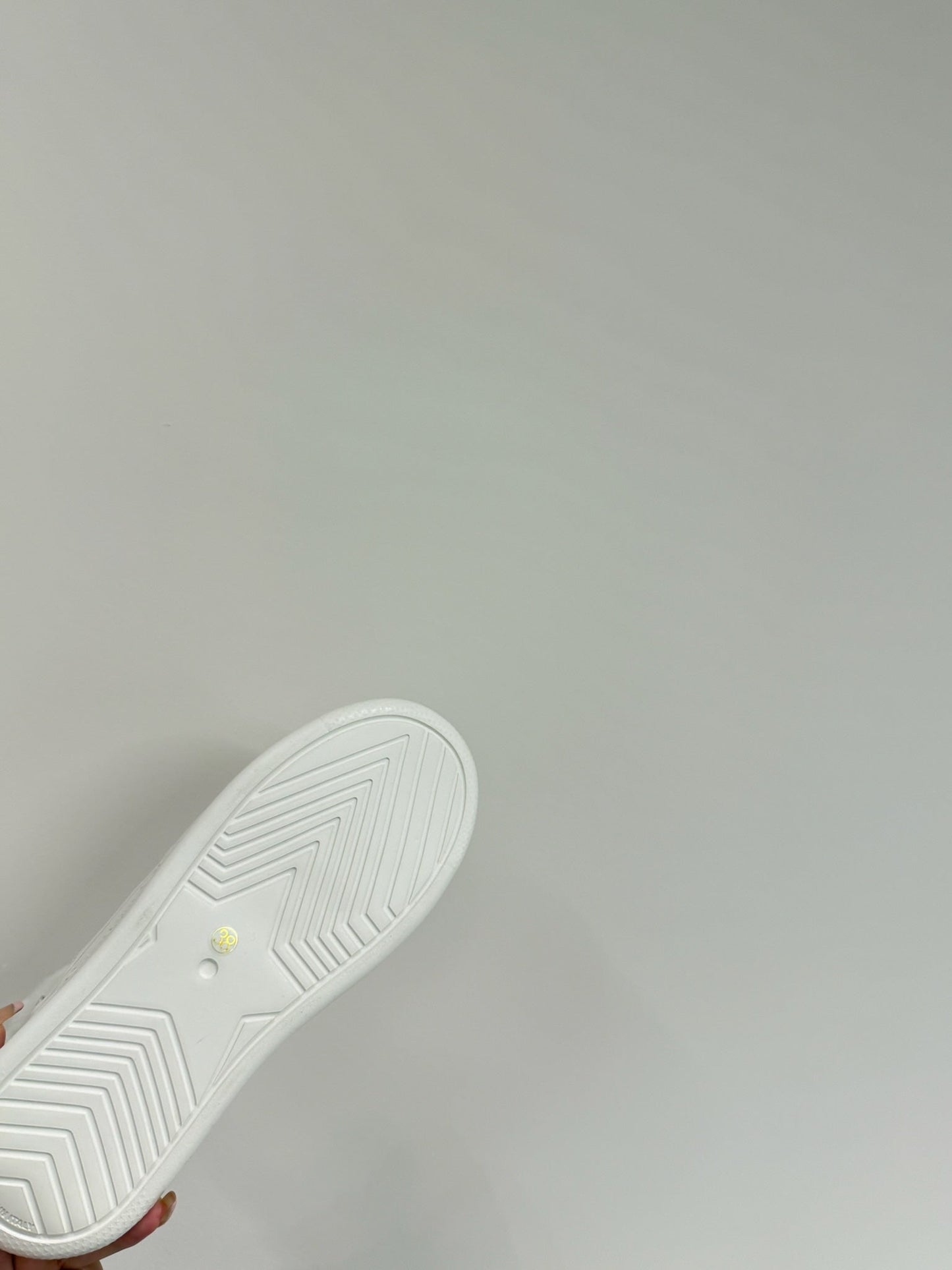 STAR SNEAKER WHITE CALFSKIN AND SUEDE CALFSKIN WITH SHEARLING LINING - 35