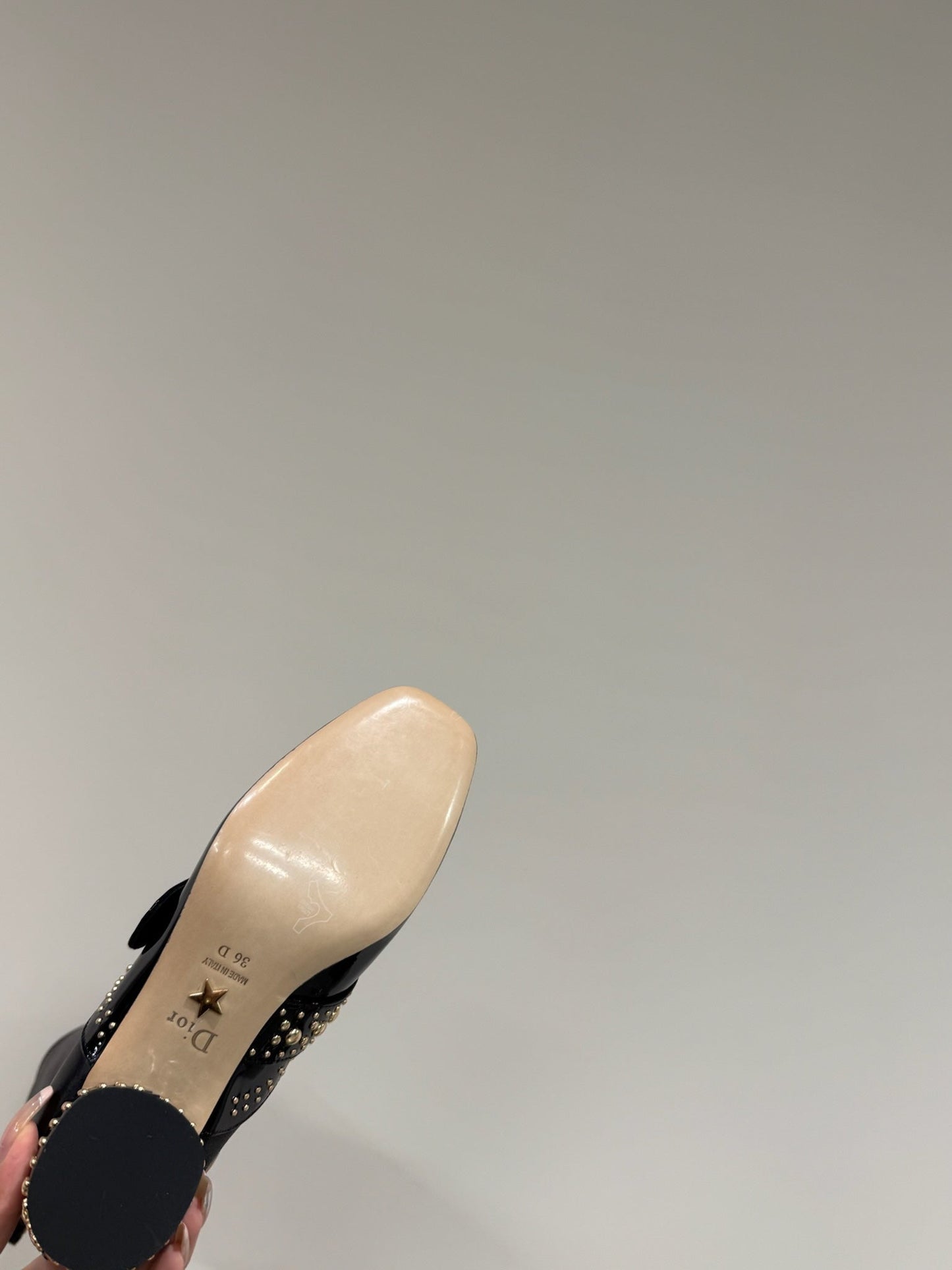 BELLE-D HEELED BOOT BLACK PATENT CALFSKIN - 35