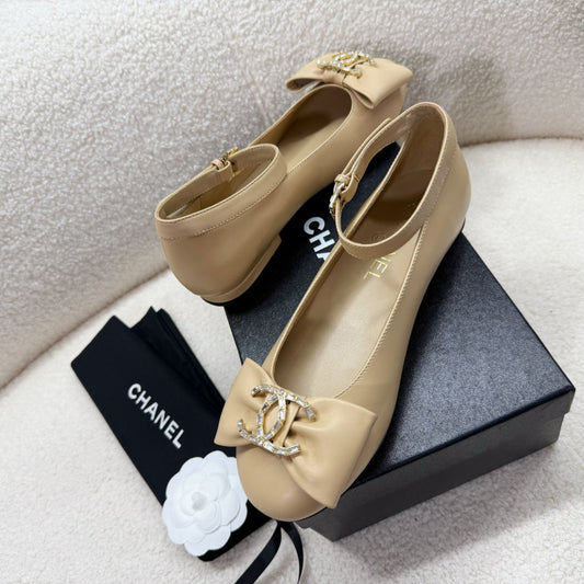 MARY JANE SHOES IN TORTILLA BROWN LAMBSKIN - 35