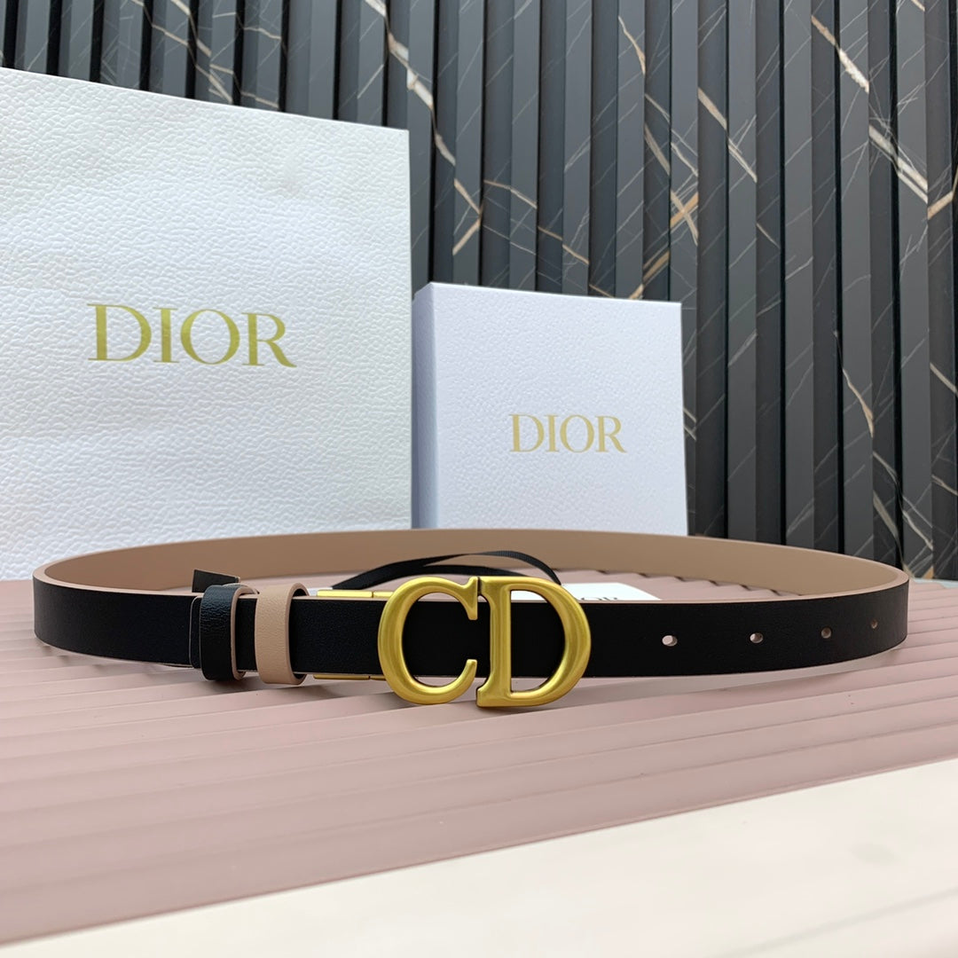 DIOR 25S BELT 20 MM IN TAN BEIGE CALFSKIN 568722 - 30
