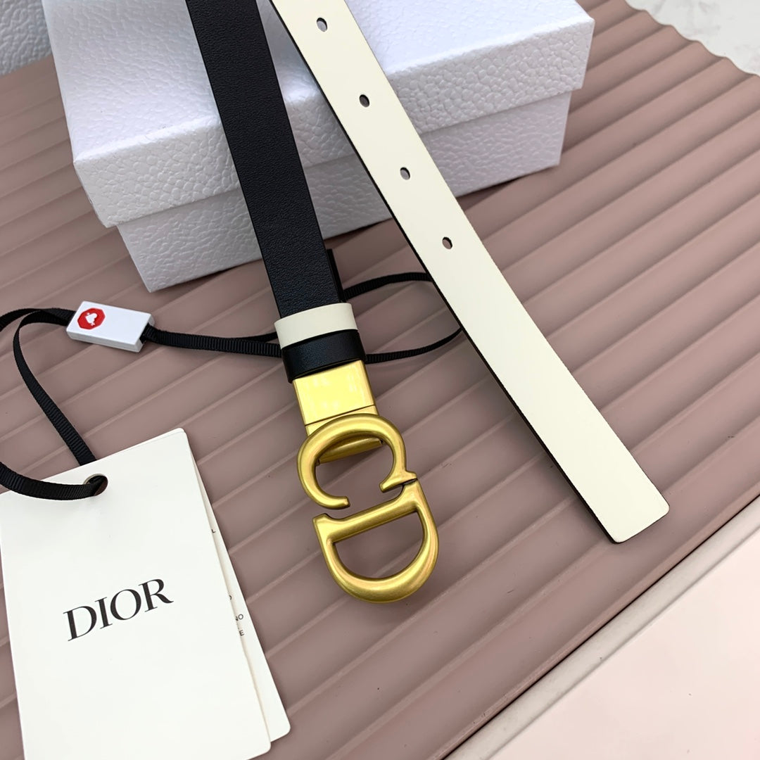 DIOR 25S BELT 20 MM IN BLACK CALFSKIN 568723 - 30