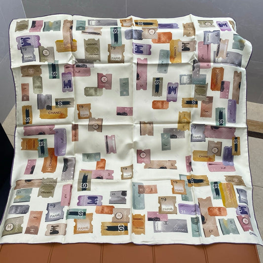 ШАРФ CHANEL 25S 90 З ШОВКУ 703699