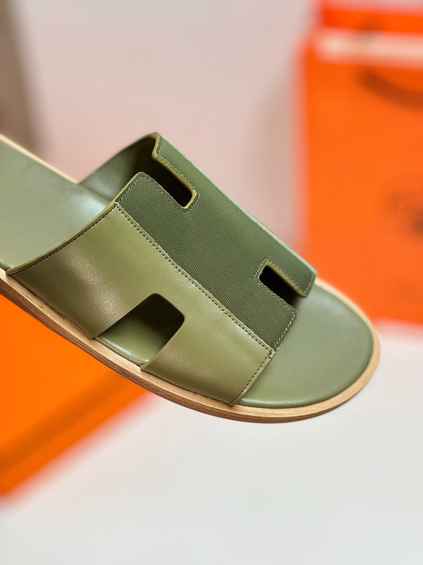 Izmir sandal Vert Toundra - 38