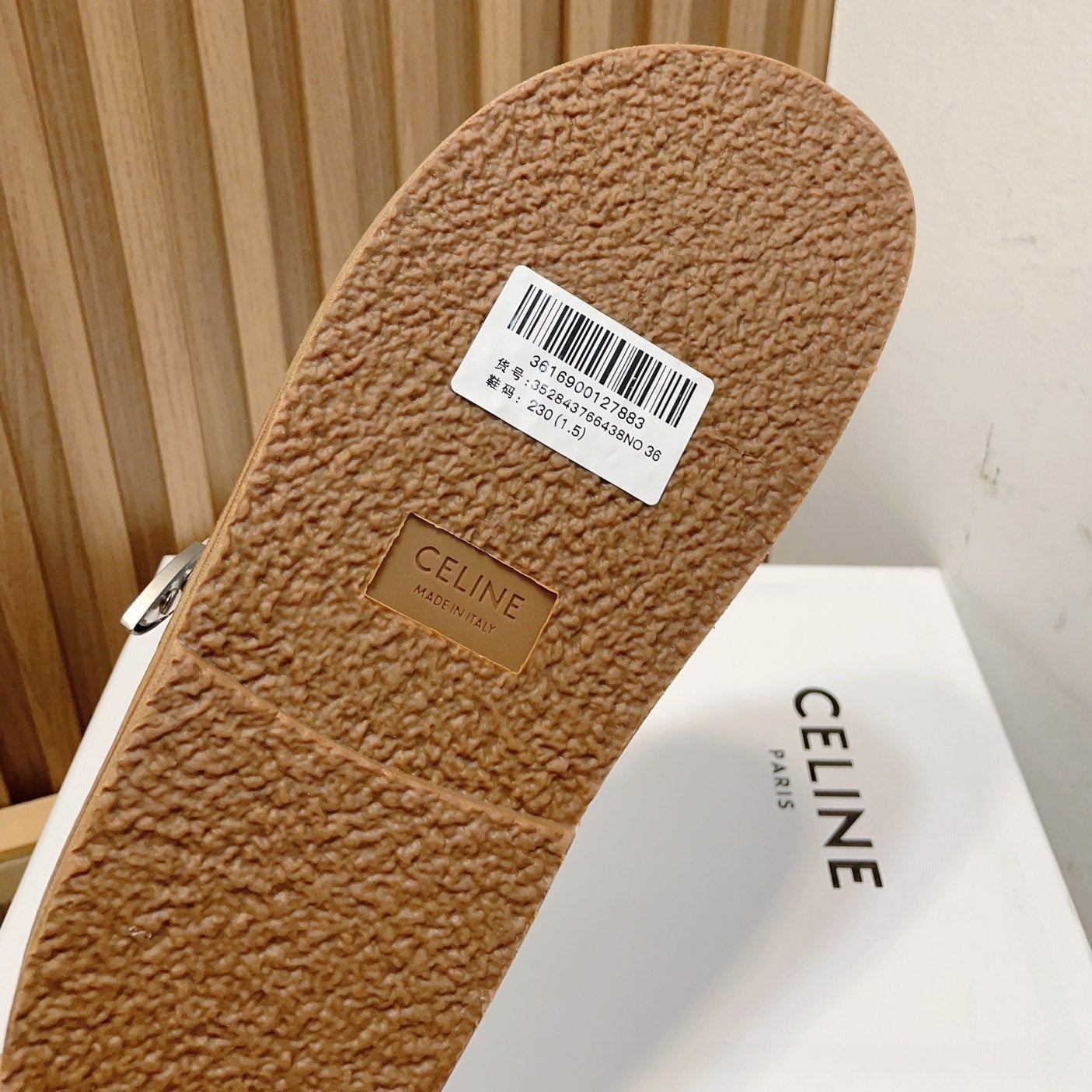 TIPPI IN CALFSKIN - VEGETAL TANNING SILVER BROWN - 35