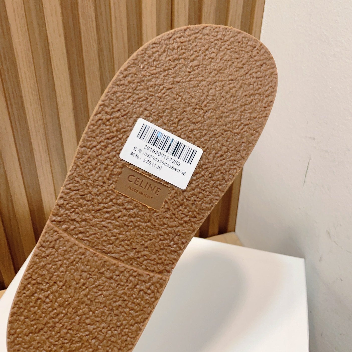 TWIN-STRAP SANDALS WITH SUEDE UPPERS AND BUCKLE CLOSURE CARAMEL BROWN CARO - 35