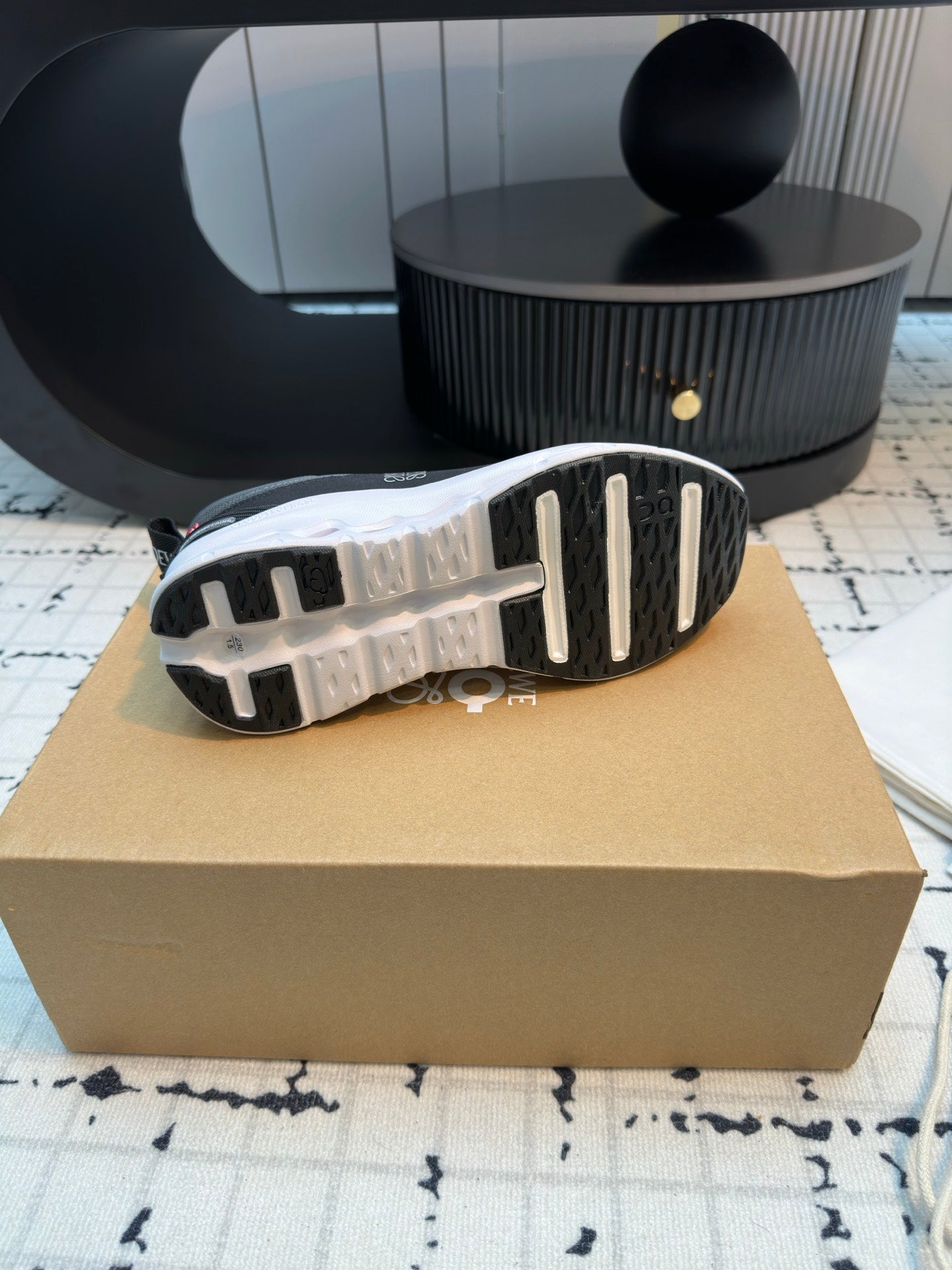 LW CLOUDTILT 2.0 SNEAKER BLACK POLYESTER - 35
