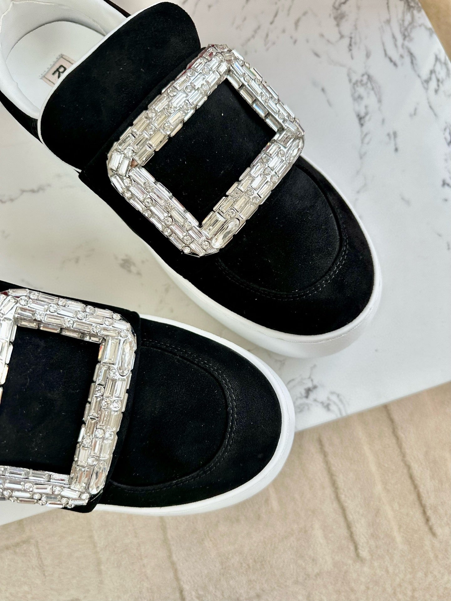 VIV' UP SNEAKERS IN BLACK SUEDE - 35