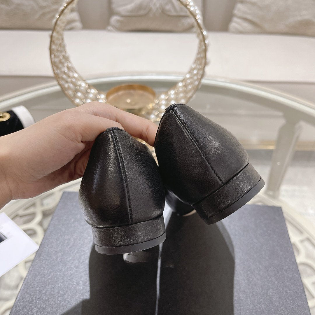 cc pump 2.5 black lambskin - 35