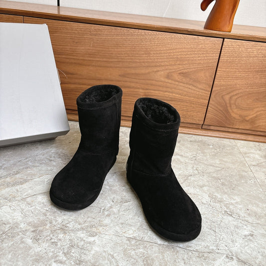BALENCIAGA 25S ALASKA ANKLE BOOTS З ЧОРНОЇ ЗАМШІ - 35