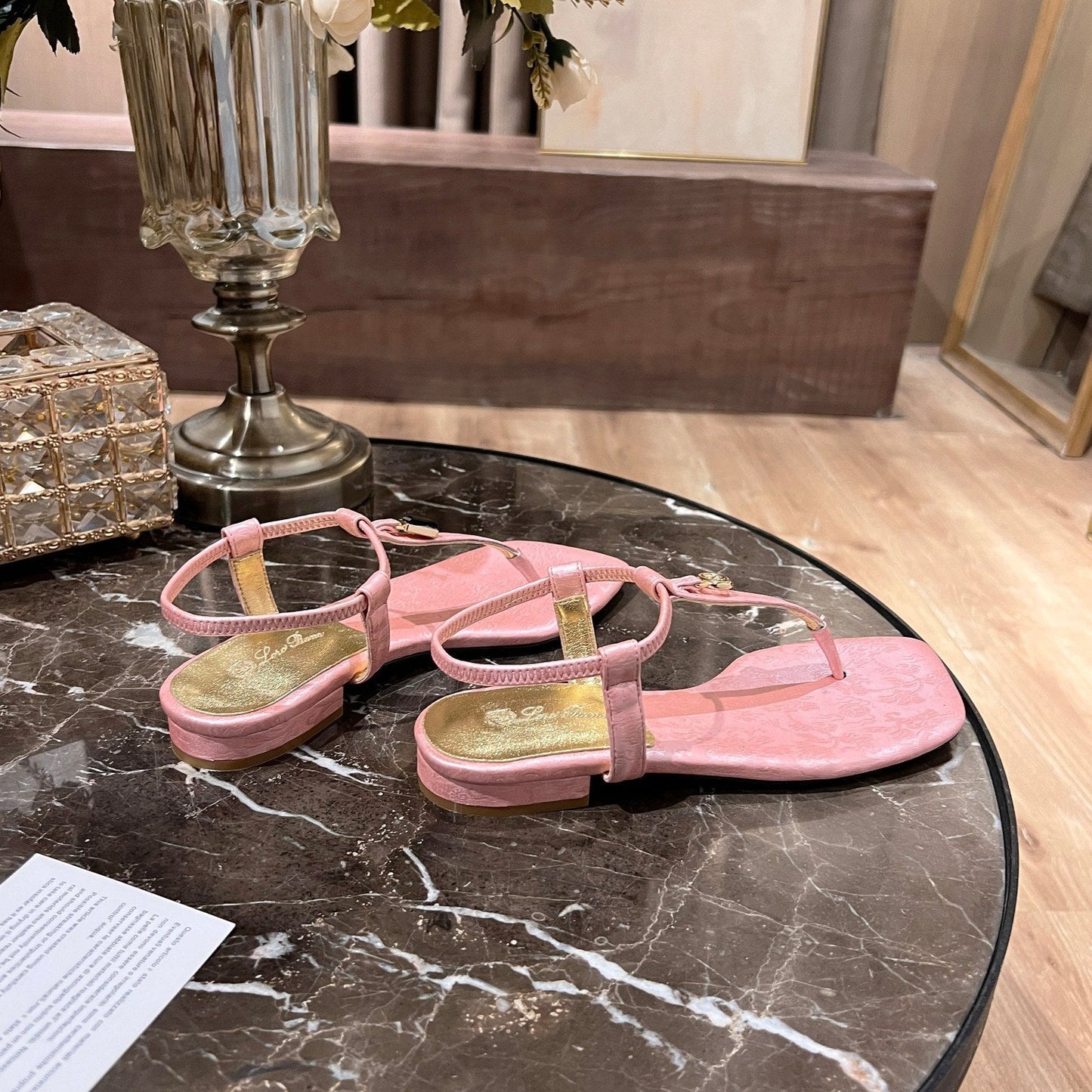 LP MINDIL SANDAL LIGHT PINK SILK - 35