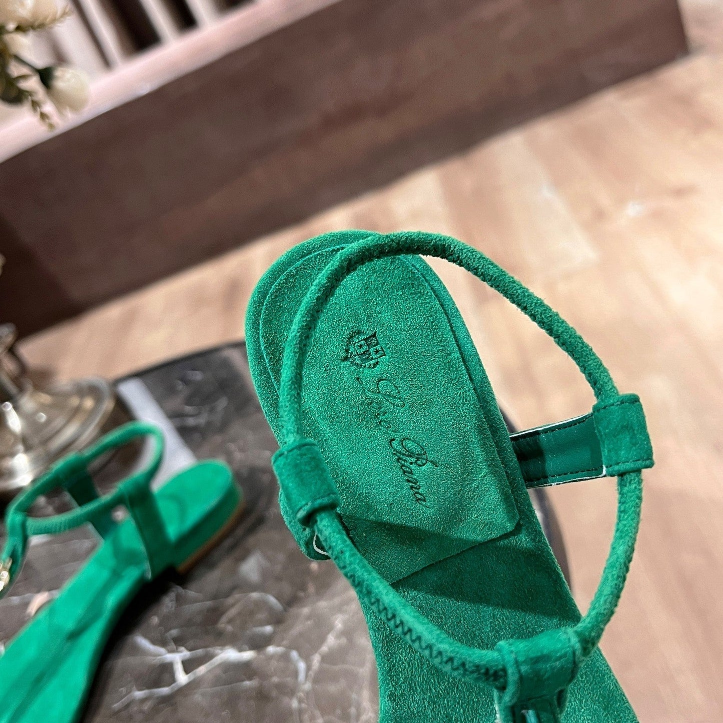 LP MINDIL SANDAL CASTLETON GREEN SUEDE - 35