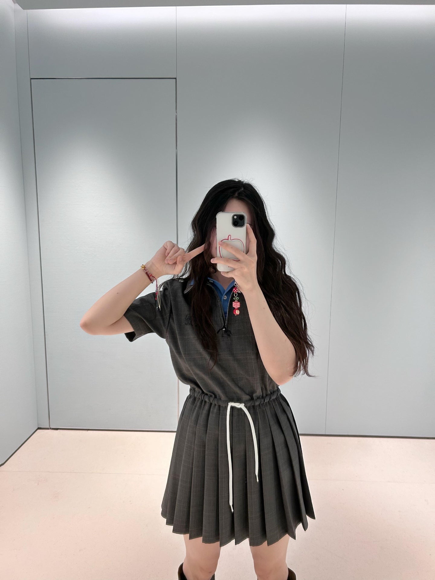 MIUMIU PLEATED DRESS STYLE 19