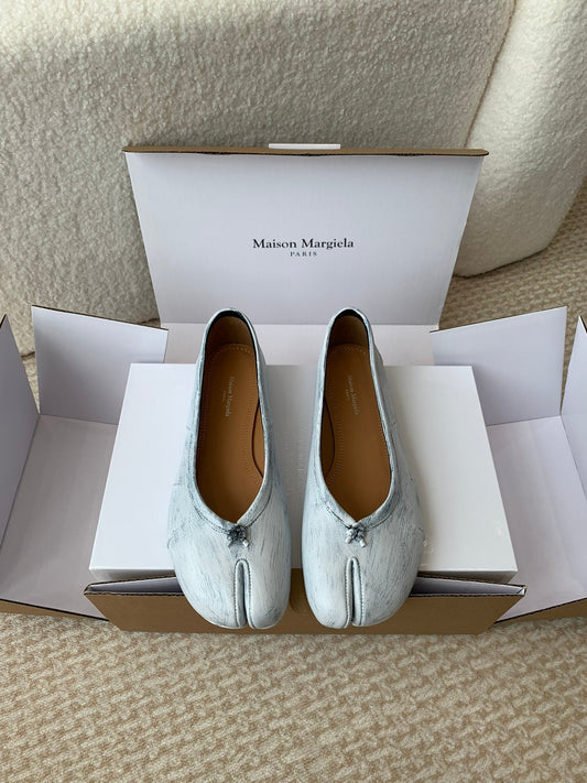 SL TABI BALLERINA FLAT PASTEL LAMBSKIN - 35