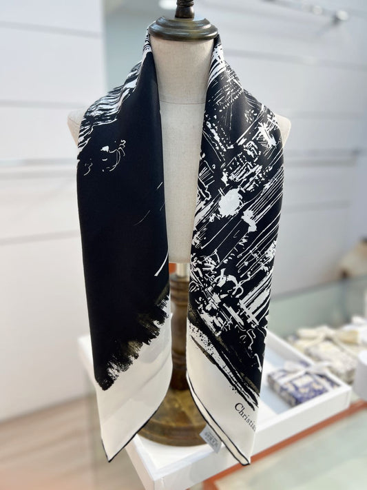 ШАРФ DIOR 90 СМ З ШОВКУ 603566