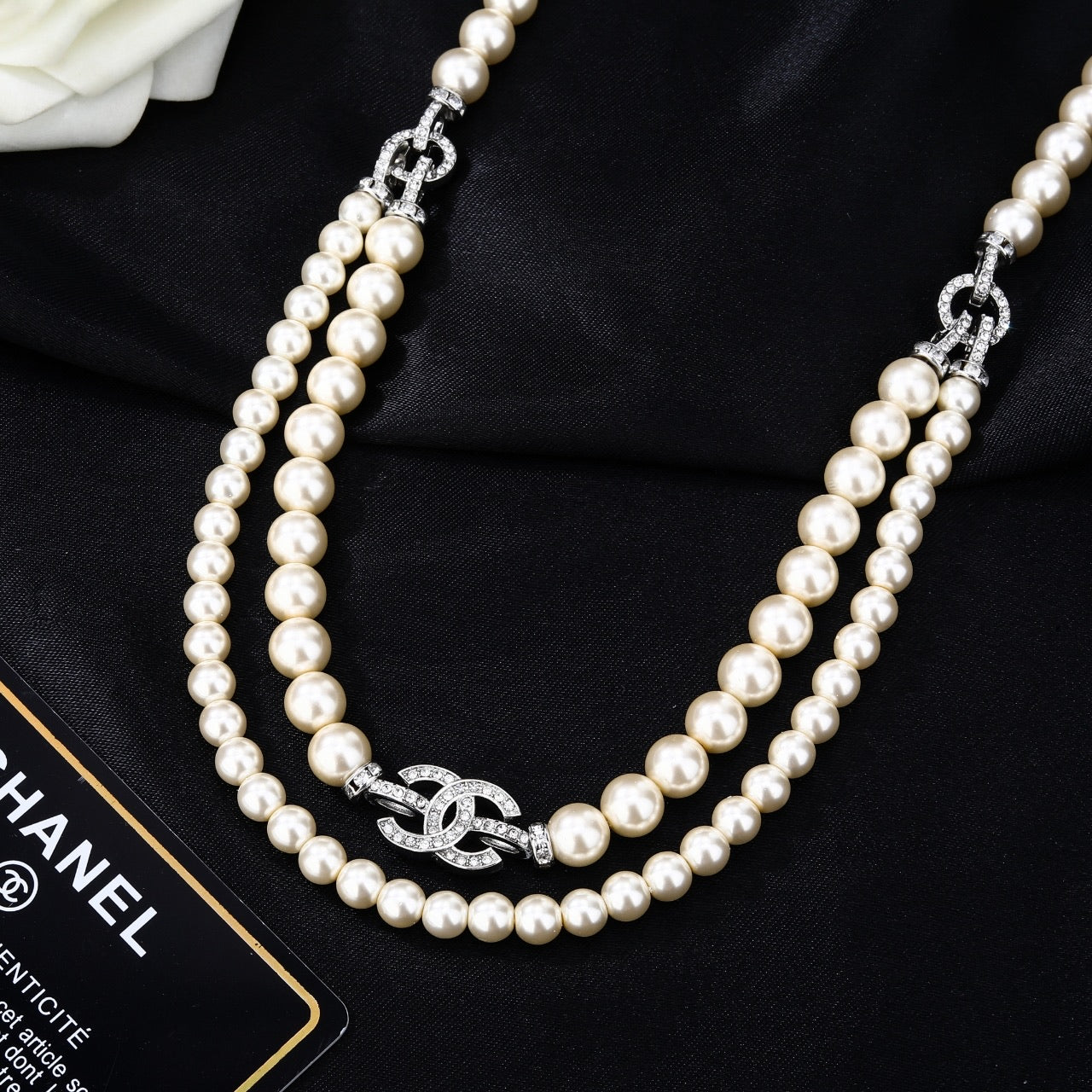 CHANEL 25S CHAIN BELT WITH PEARL STYLE 1 608643 - 30