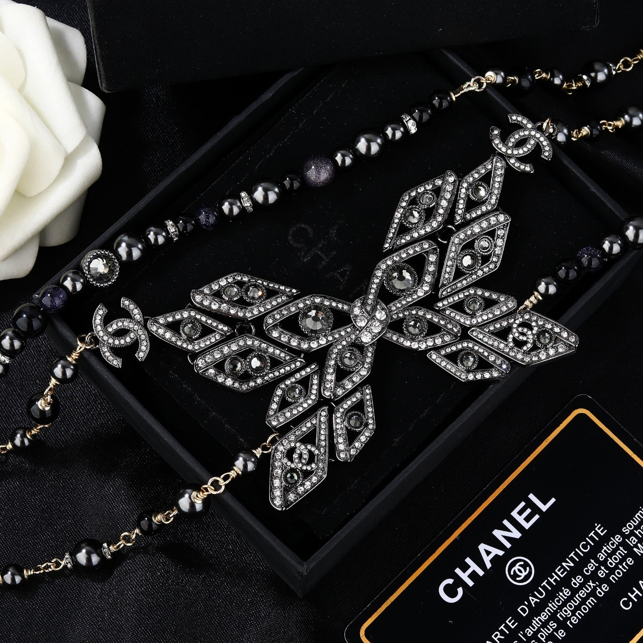 CHANEL 25S CHAIN BELT STONE-EMBELLISHED 611726 - 30