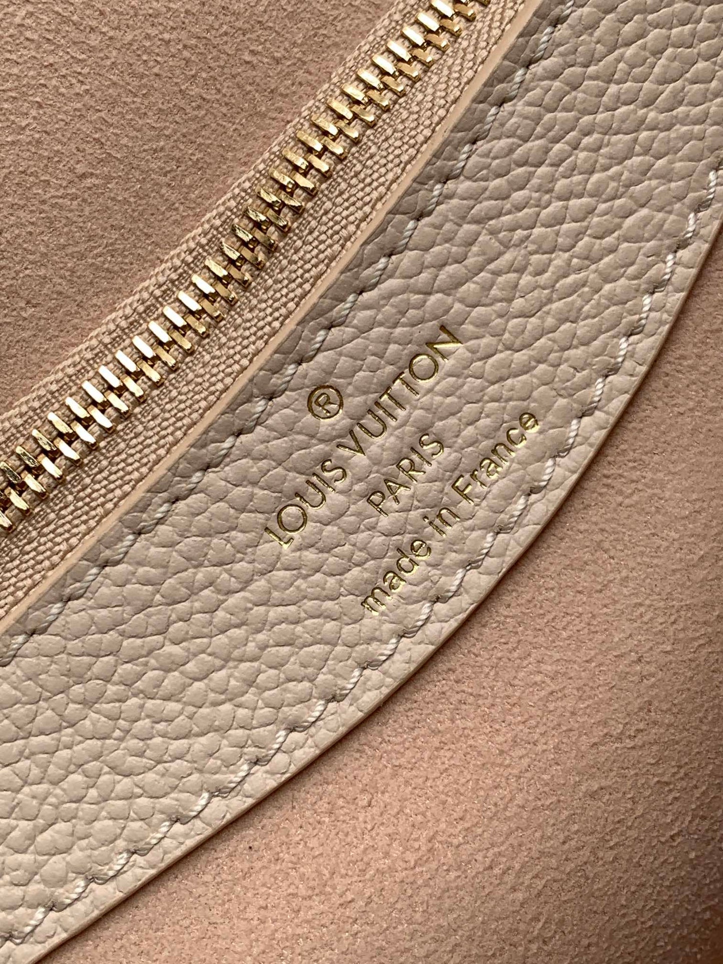 DIANE 23 IN LIGHT BEIGE MONOGRAM EMPREINTE LEATHER