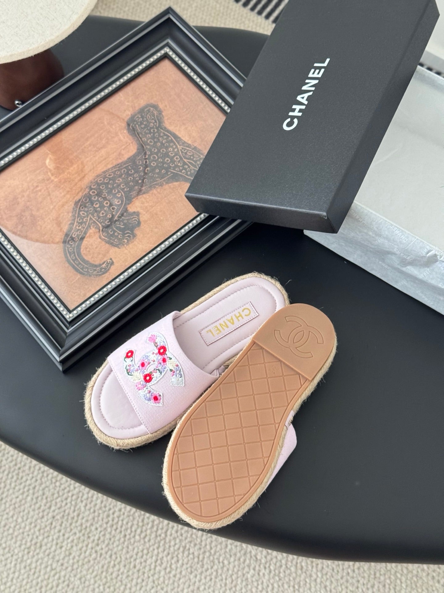 SLIPPERS IN LIGHT PINK SHEEPSKIN MIX FABRIC AND STRAPS BASE - 35