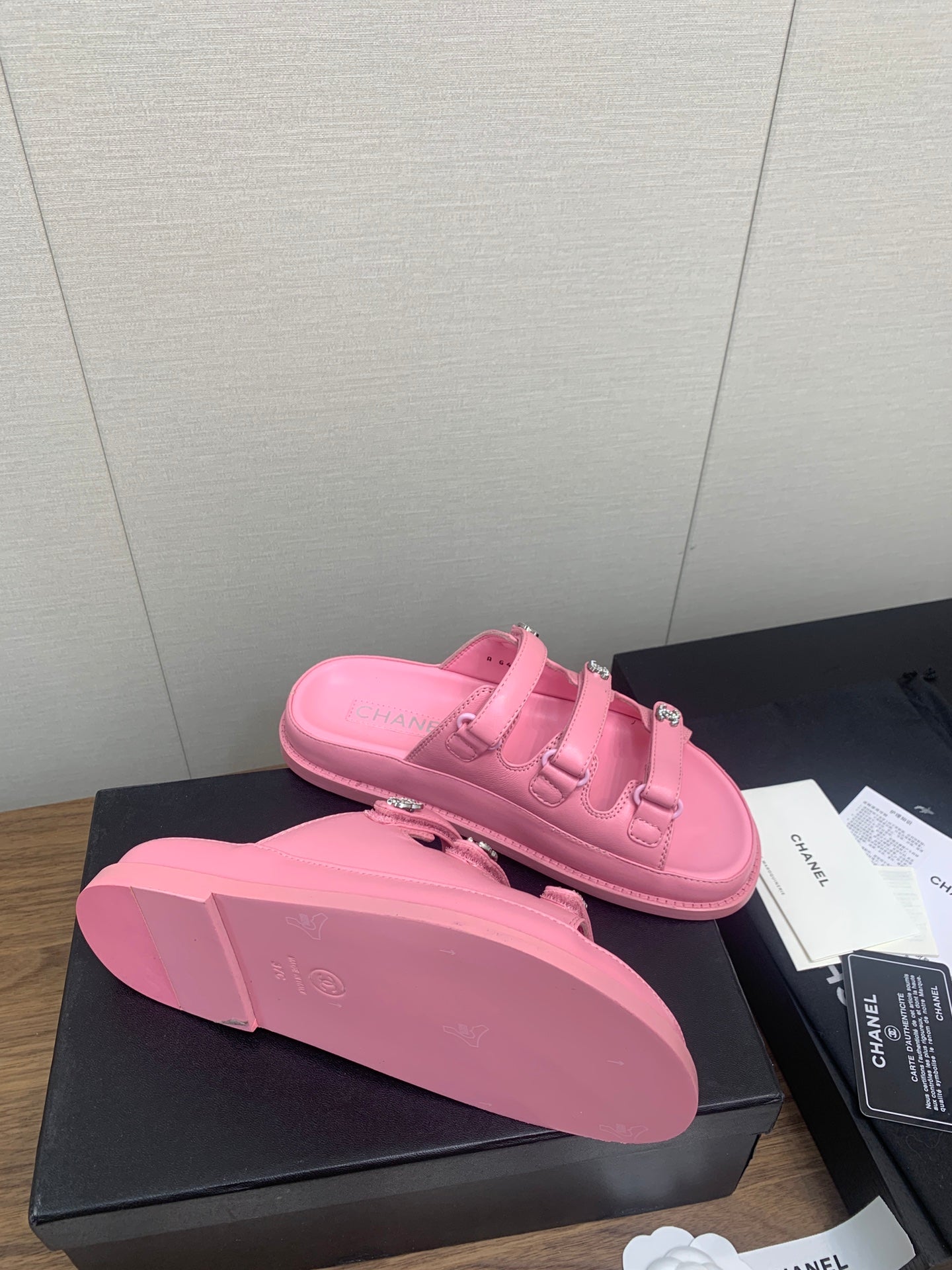 DAD SANDAL IN LIGHT PINK LAMBSKIN MULE - 35