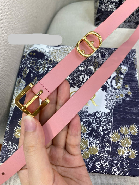 DIOR 25S BELT 15 MM IN PINK CALFSKIN 559724 - 30