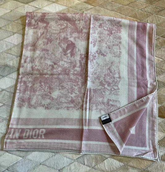 ШАРФ DIOR 110 СМ З ТКАНИНИ БАВОВНА-ШОВК 730607