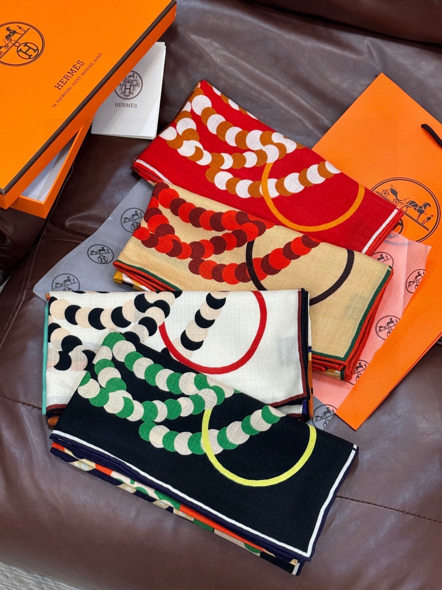 HERMES 25S SCARF 140 IN SILK 854766